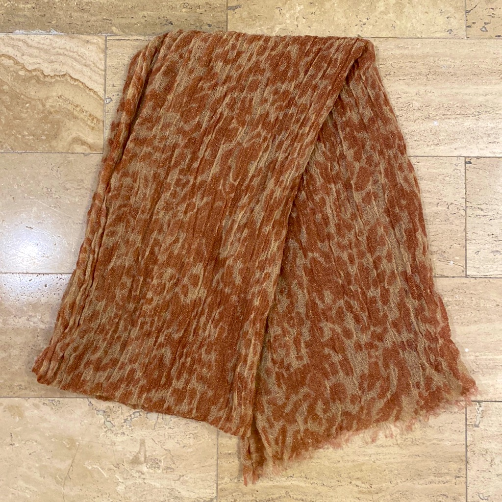 Gold And Salmon Scarves
